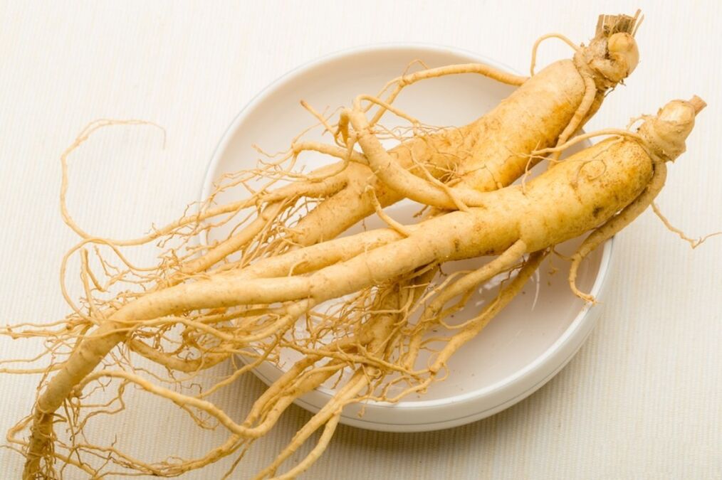 Ginseng root is the basis of the tincture that enlarges the penis